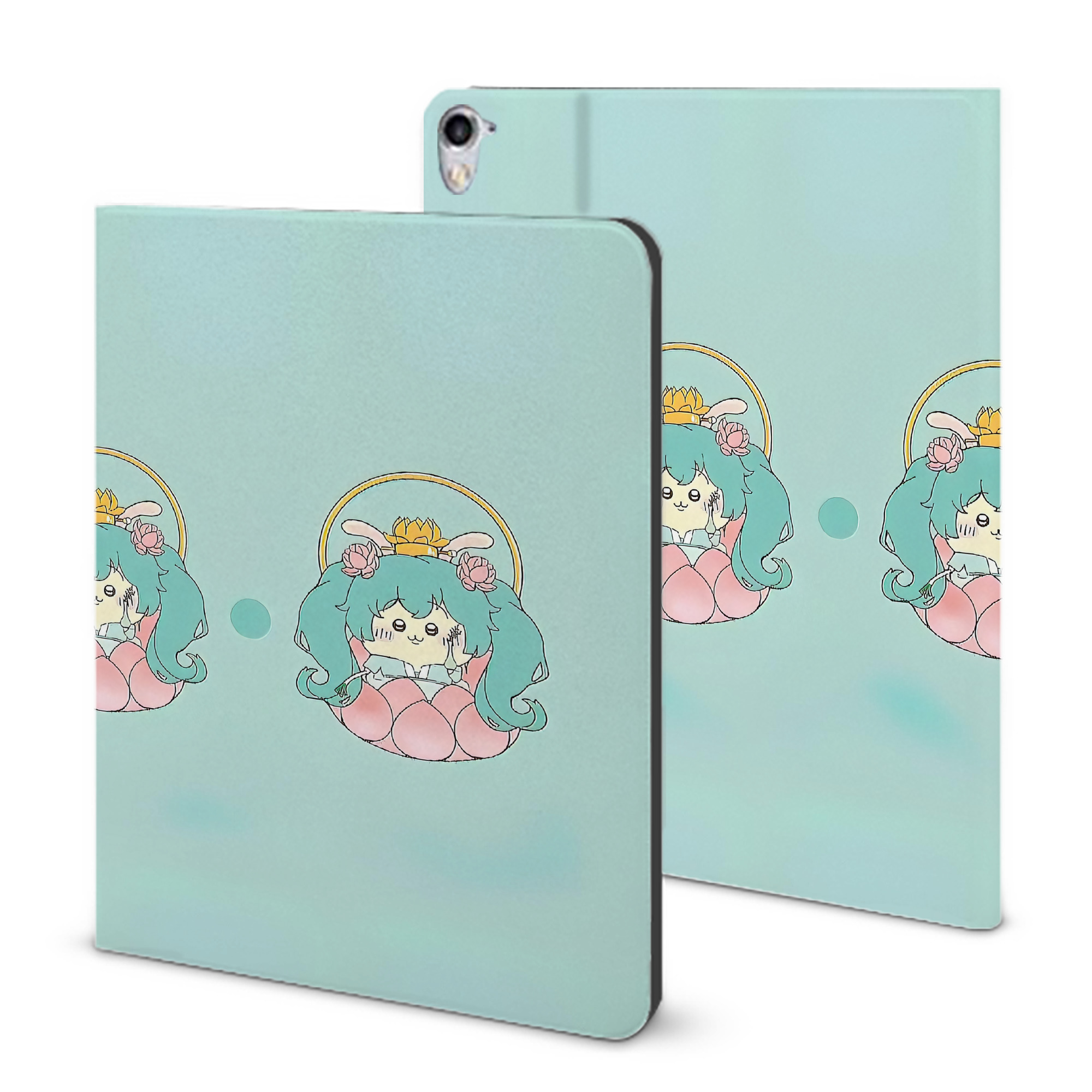 （画像用） ちいかわ Chii-kawa IPad ケース ブック型 PUレザー TPU 耐衝撃 軽量 薄型 ペン収納なし 全面保護 IPad 各モデル対応